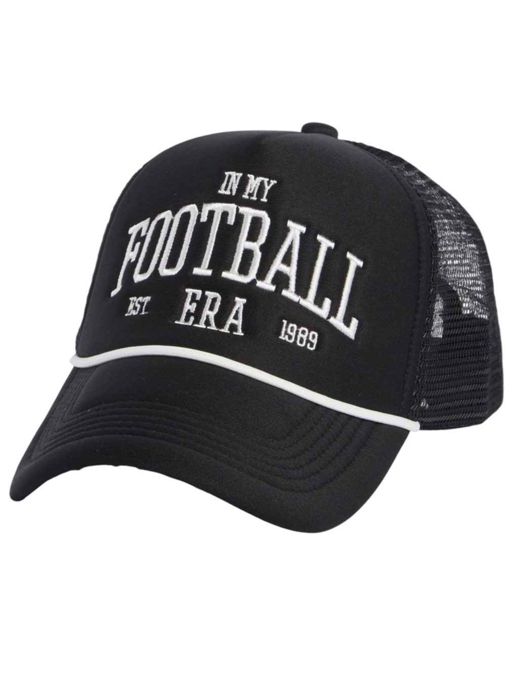 West Worn Embroidered Football Era Trucker Hat